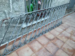 Barandilla de hierro forjado