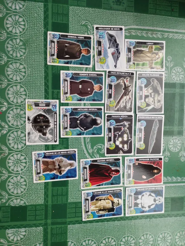 Fichas Star Wars Colección de 91 piezas