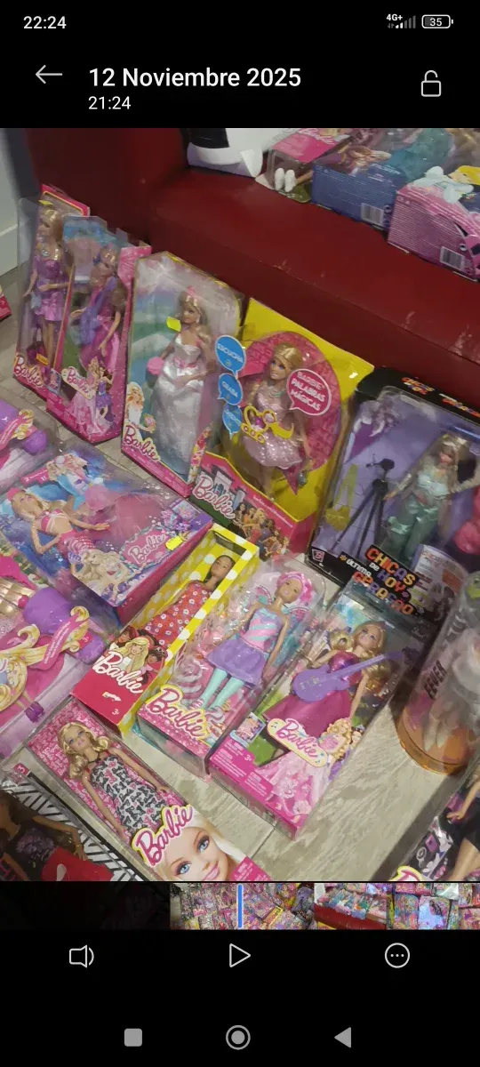 Barbies originales, muchos modelos.