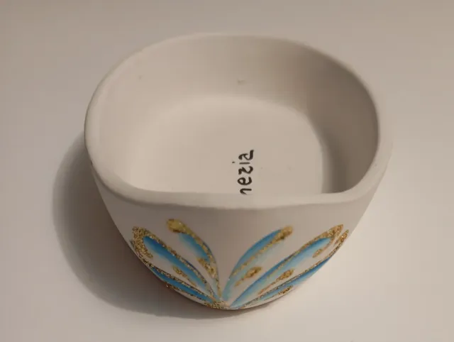 Maschera veneziana portaoggetti decorata