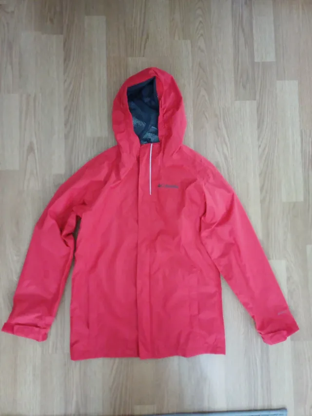 Chubasquero Columbia Niño Rojo