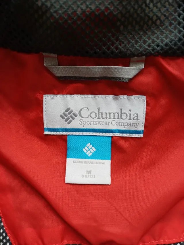 Chubasquero Columbia Niño Rojo