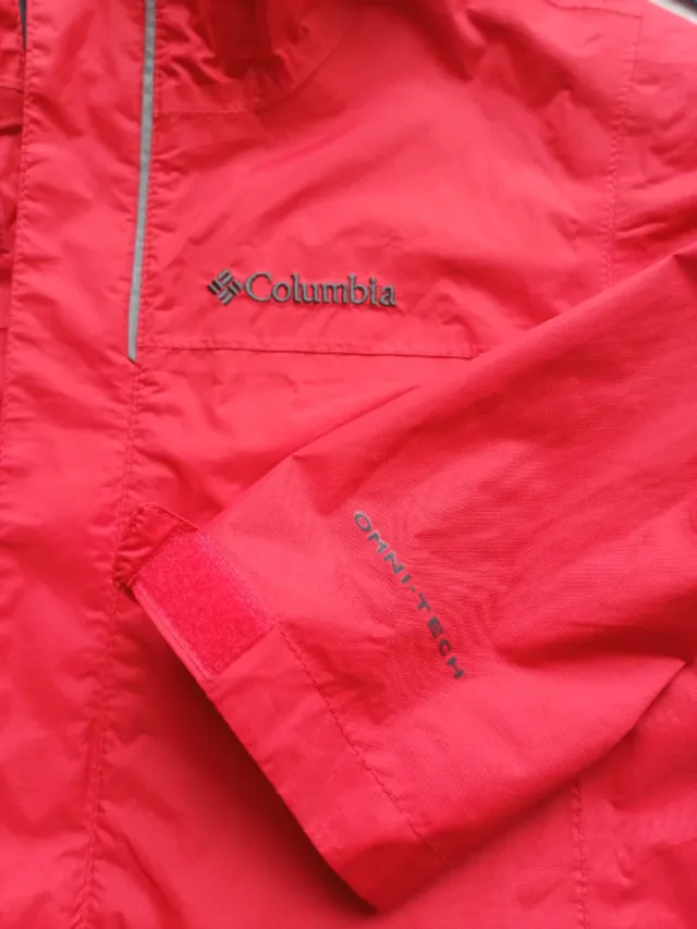 Chubasquero Columbia Niño Rojo