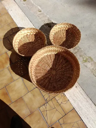 Cestini artigianali in vimini