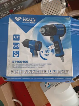 Pistola Neumática Impacto Brilliant Tools 1/2