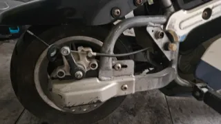 Minimoto Eléctrica Deportiva Azul y Blanca