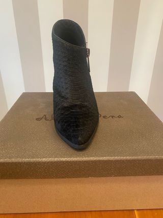Botines Alma en Pena Piel Negra