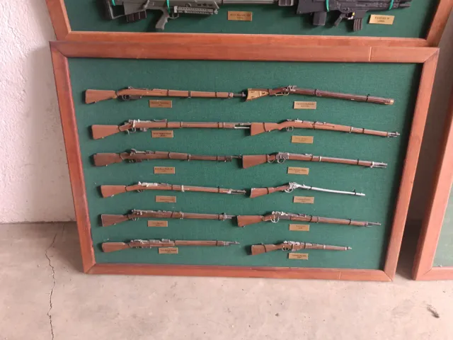 Colección miniaturas armas