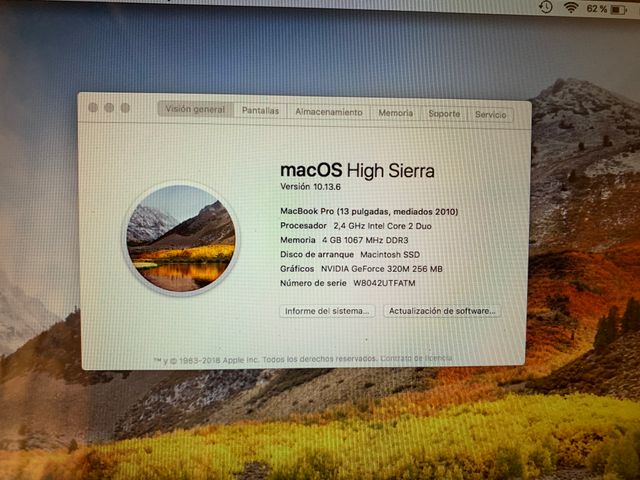 MacBook Pro 13 2010 + 2 Discos + Office + Traktor