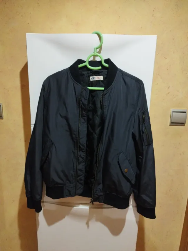 Chaqueta Bomber H&M Negra Niño