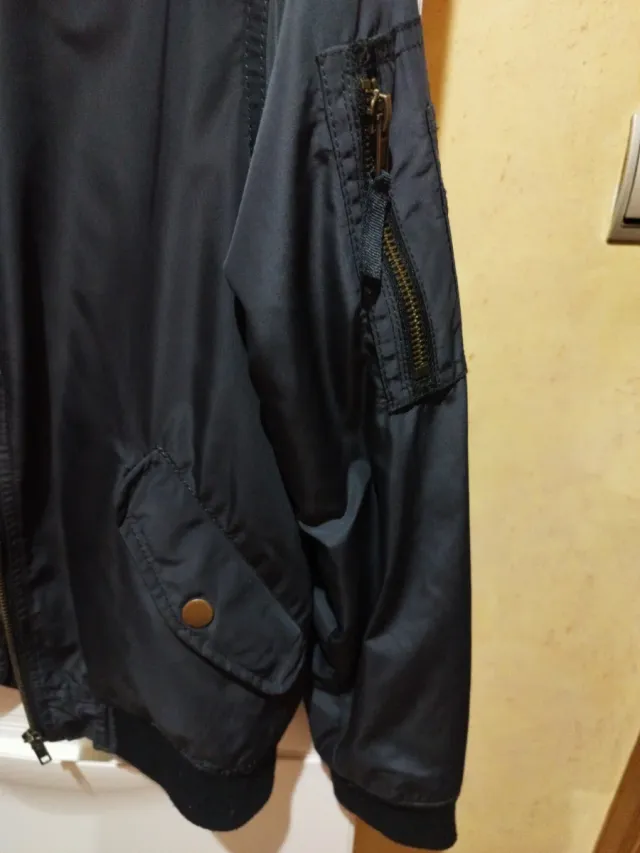 Chaqueta Bomber H&M Negra Niño
