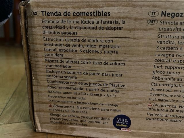 Tienda de comestibles Playtive Negozio