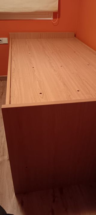 Cama nido 90cm con 4 cajones y somier