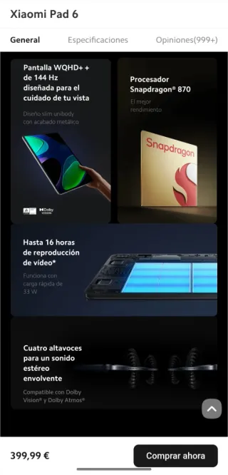 Xiaomi Pad 6 + Xiaomi Pad 6 Cover