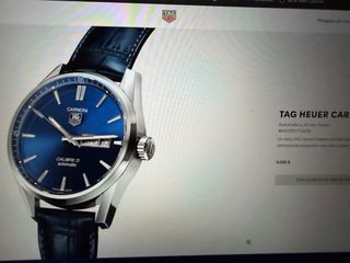 TAG Heuer Carrera Calibre 5 Azul/Plata