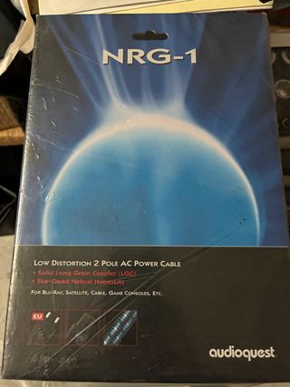 Audioquest NRG-1 Cable de Corriente 0.9m Nuevo