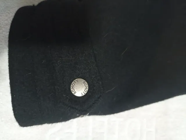 Parka Schott Negra Hombre