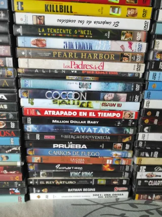 Lote 75 DVDs Películas Variadas Acción Aventura
