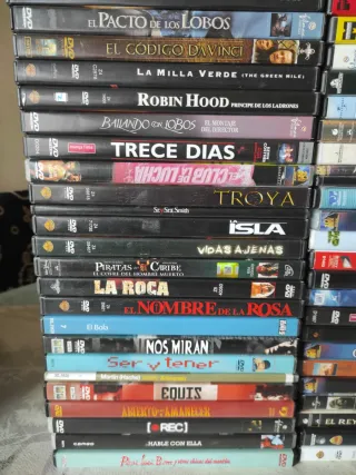 Lote 75 DVDs Películas Variadas Acción Aventura