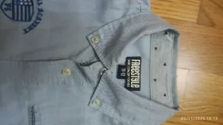 Camisa niño FREESTYLE azul talla 11-12