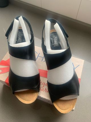 Sandalias Chamby Talla 40 Negras