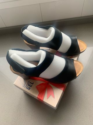 Sandalias Chamby Talla 40 Negras