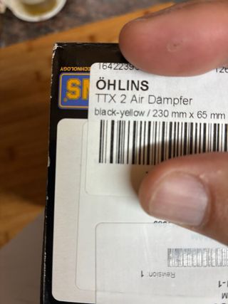 Amortiguador Öhlins TTX 2 Air