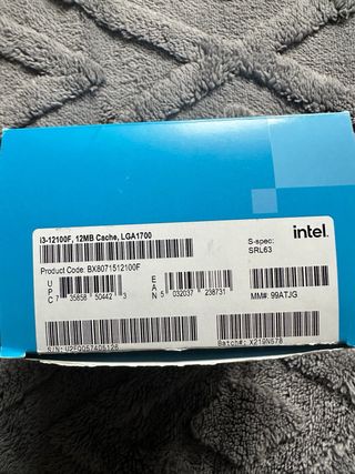 Procesador Intel Core i3-12100F 12th Gen