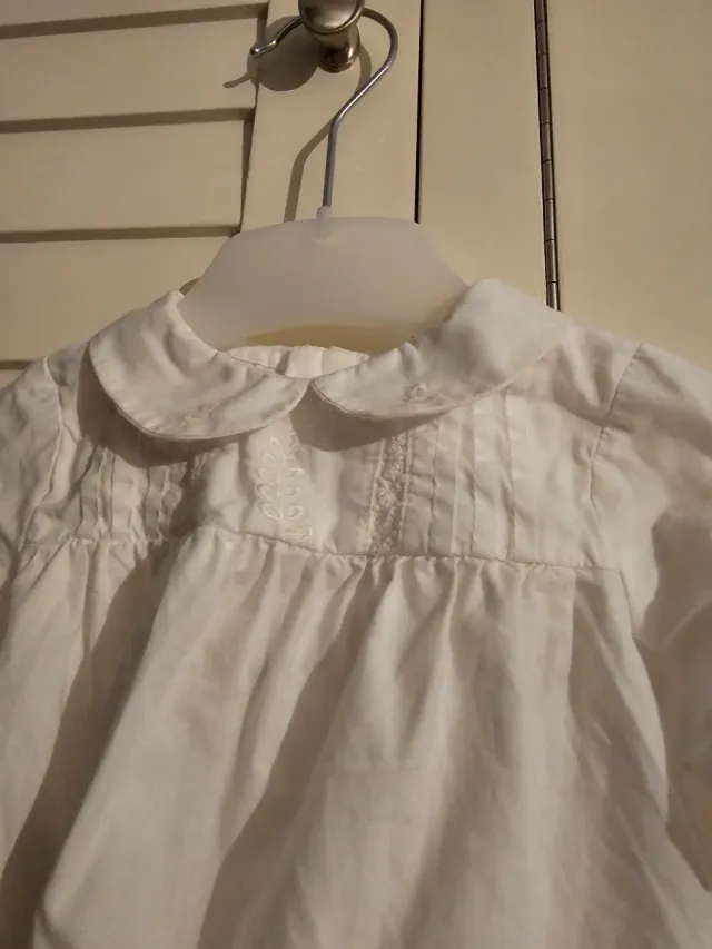 Body Gocco bebé blanco manga larga