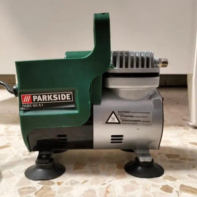 Set Aerografía Parkside PABK 60 A1 Nuevo