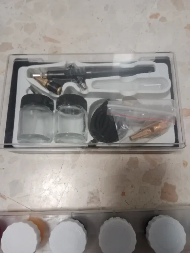 Set Aerografía Parkside PABK 60 A1 Nuevo