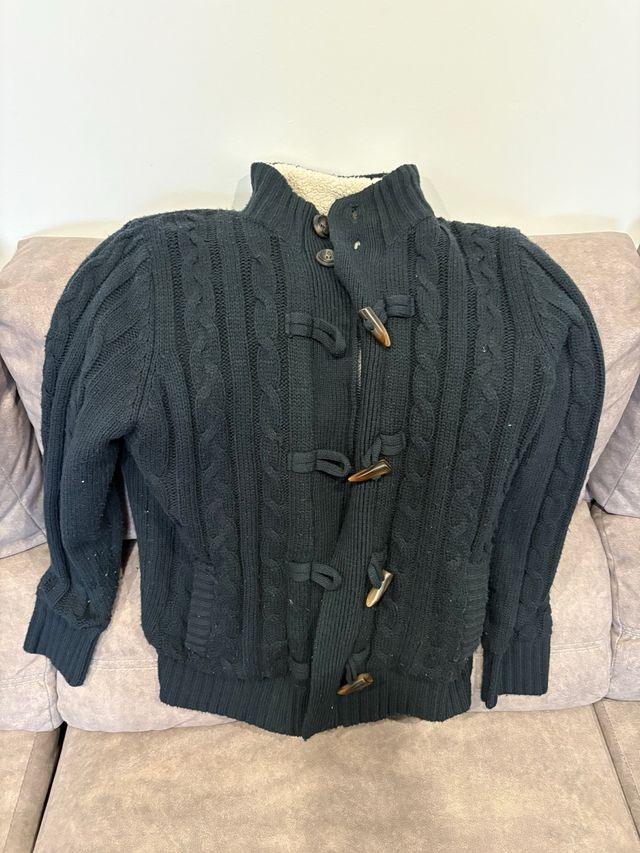 Chaqueta borreguillo negra