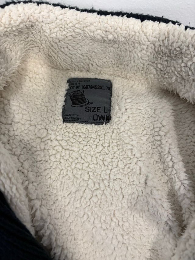 Chaqueta borreguillo negra