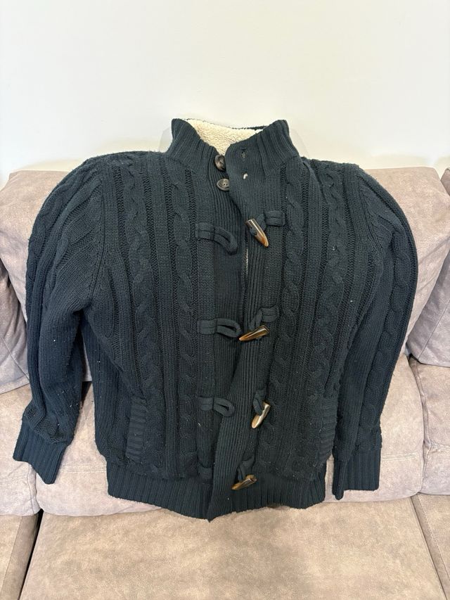 Chaqueta borreguillo negra