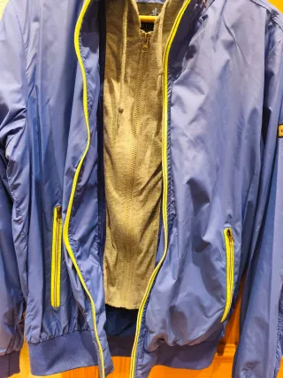 Cazadora DI-BYE azul y gris