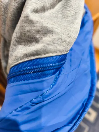 Cazadora DI-BYE azul y gris