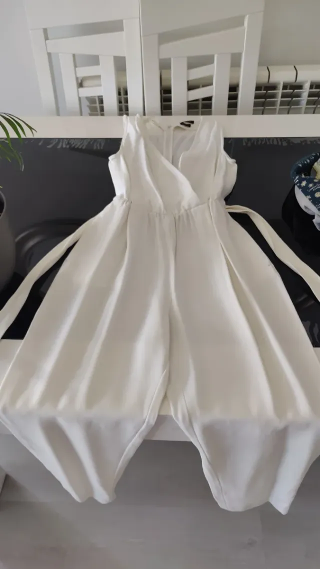 Mono Massimo Dutti blanco talla S