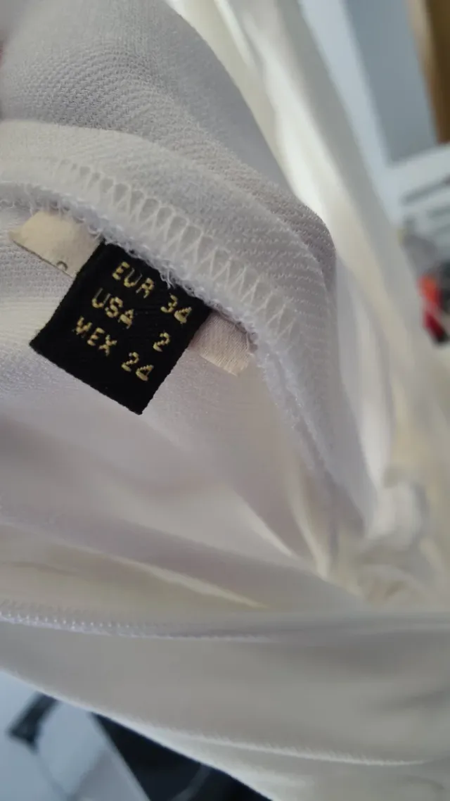 Mono Massimo Dutti blanco talla S