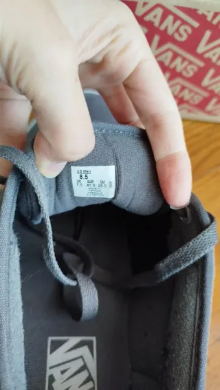 Scarpe Vans Uomo Grigie Tg 41 US 8.5