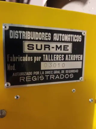 Expendedora antigua Azkoyen