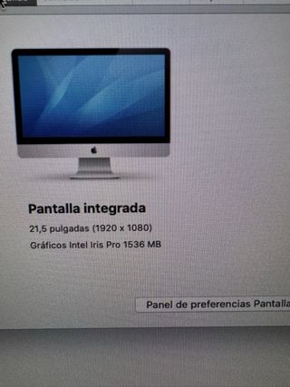 IMAC 2013 Apple Plata