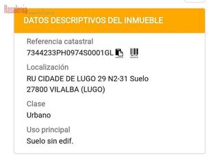 Terreno en venta en Vilalba