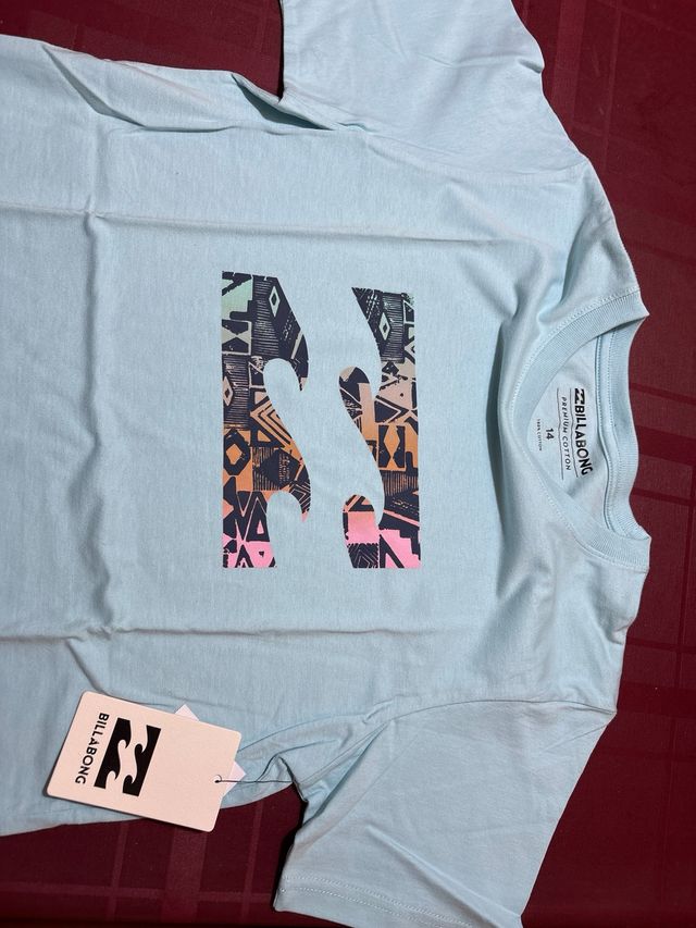 Camiseta Billabong Talla 14 Azul