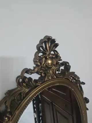 Consolle antica con specchio