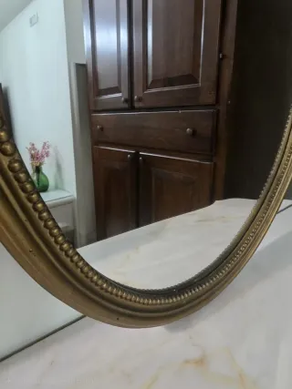 Consolle antica con specchio