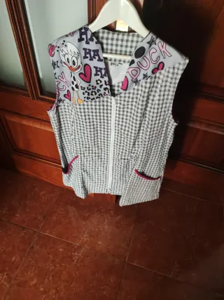 Bata de verano con estampado de pato