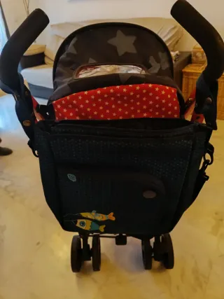 Silla de paseo TucTuc con bolso y protector lluvia