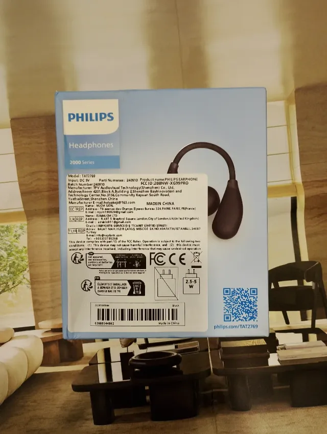 Philips Cuffie TAT2769 Nero