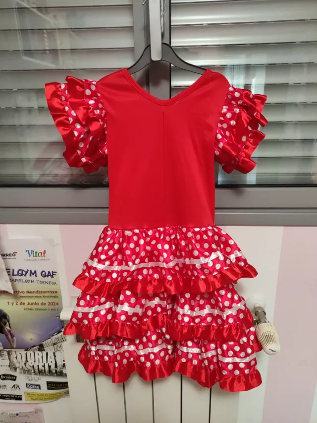 Disfraz Flamenca 5 años + zapatos