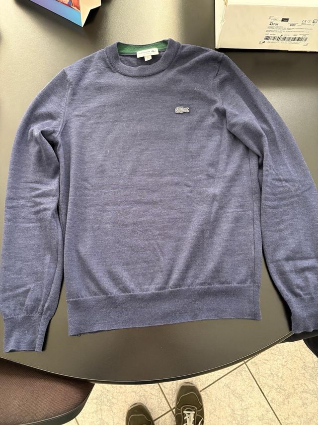 Maglione Lacoste Blu Taglia S